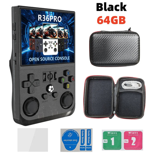 Open Source R36 PRO Retro Handheld Video Game Console