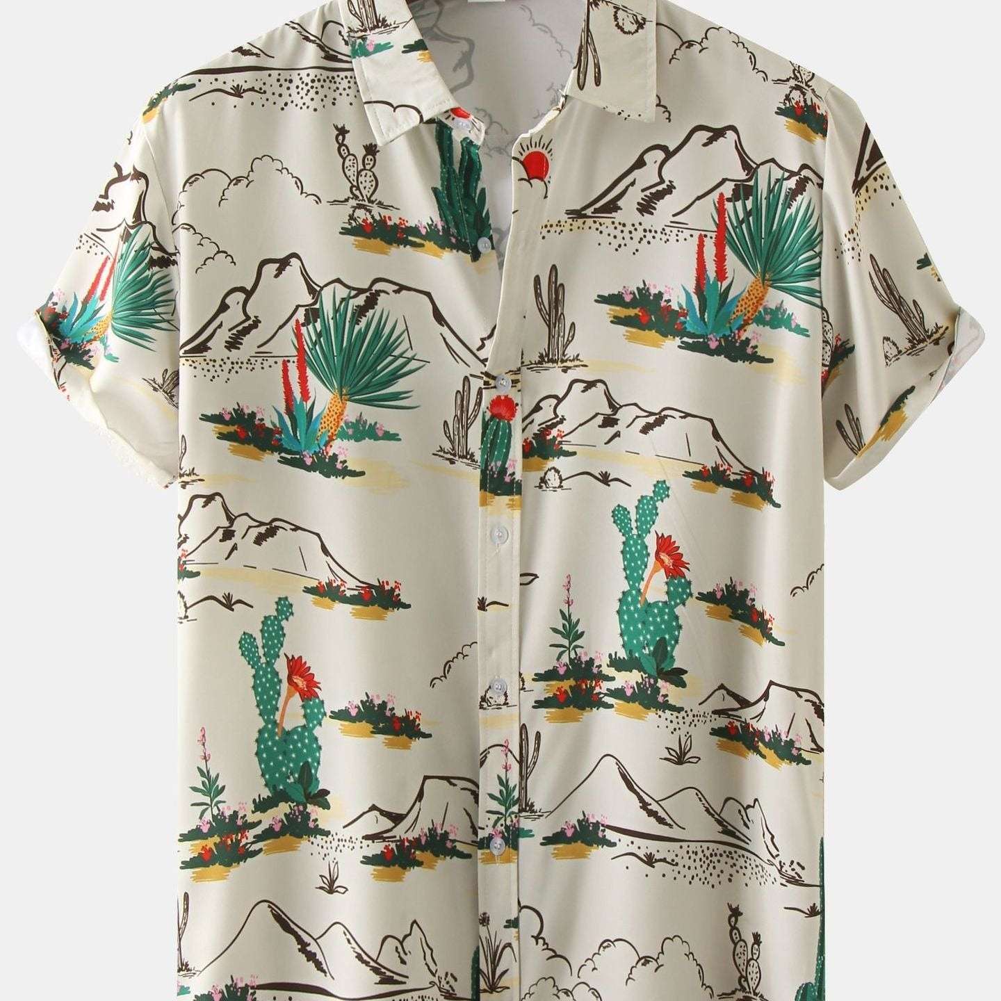 2022 New Arrival - Mens Trendy Graphic Print Casual Shirt - Short Sleeve, Breathable, Vibrant Designs for Stylish Everyday Wear