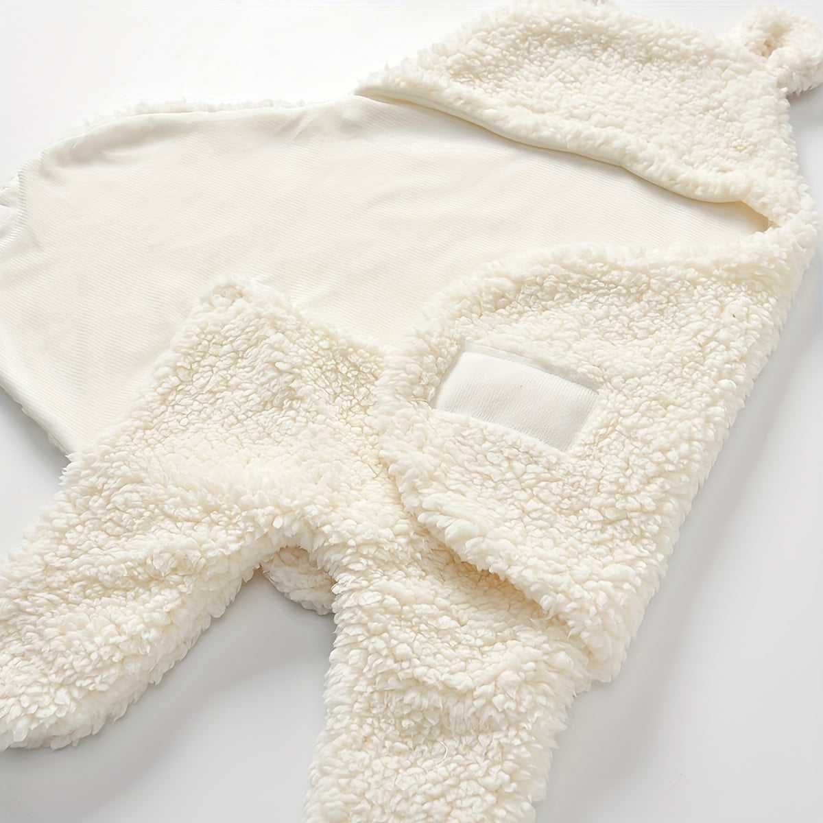 Newborn Winter Fleece Teddy Bear Ultra Soft Swaddle - Cozy & Warm - For Christmas, Halloween, Thanksgiving Day - Perfect Gift for Baby Boys & Girls - Suitable for Winter