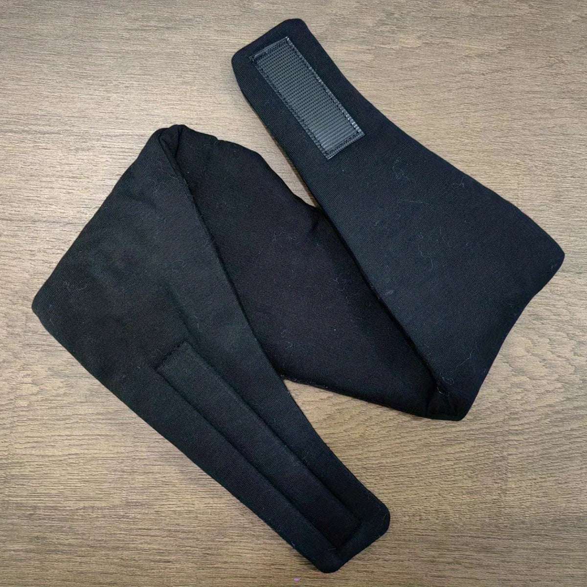 1pc Luxury Oversized Cotton Eye Mask - Adjustable Comfort, Total Darkness Sleep Blindfold with Nose Pad - Soft, Reusable & Ideal for Uninterrupted Rest