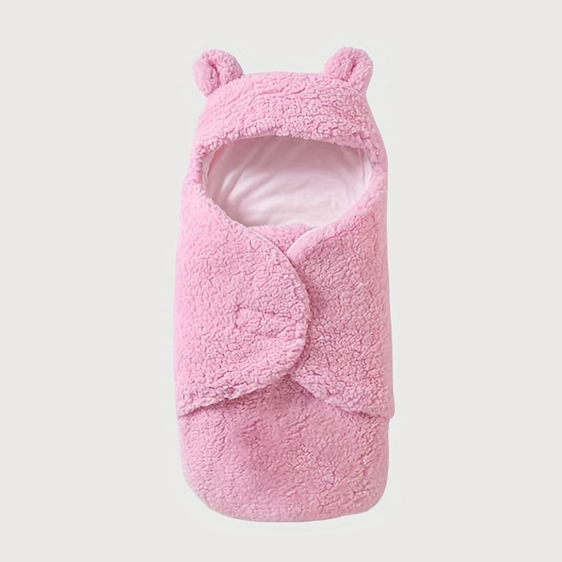 Newborn Winter Fleece Teddy Bear Ultra Soft Swaddle - Cozy & Warm - For Christmas, Halloween, Thanksgiving Day - Perfect Gift for Baby Boys & Girls - Suitable for Winter
