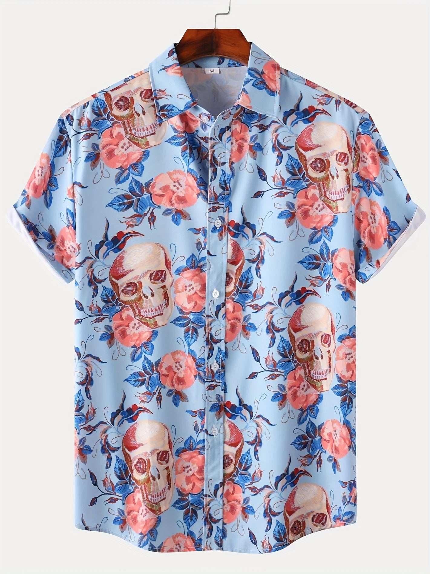Autumn Breeze Short Sleeve Shirt - Vibrant Autumn-Inspired Print Design for Men, Perfect for Casual Wear - Latest 2022 Fashion Trend, Unique Halloween-Themed Design