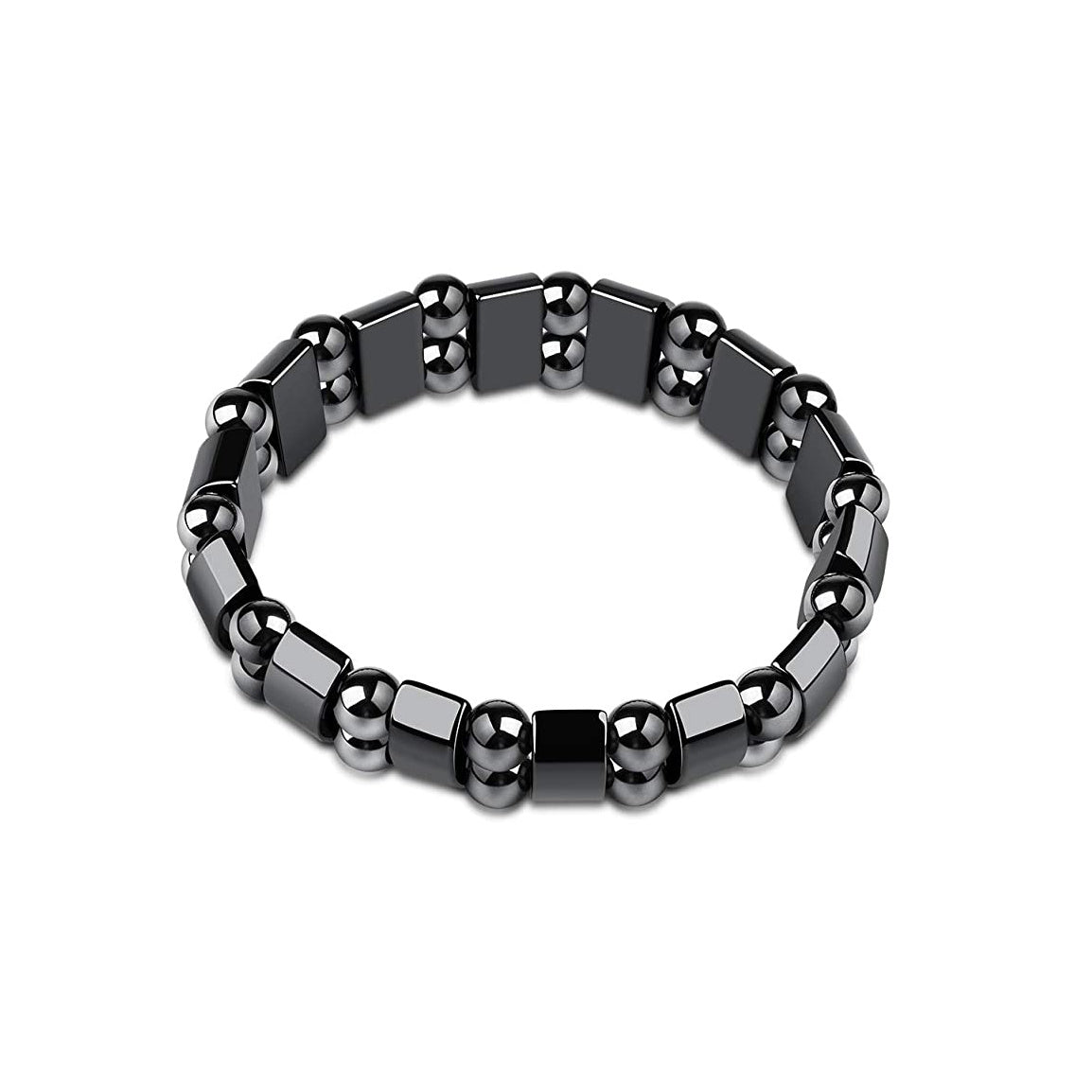 1/2/3pcs Men's Fashionable Sports Black Bracelet