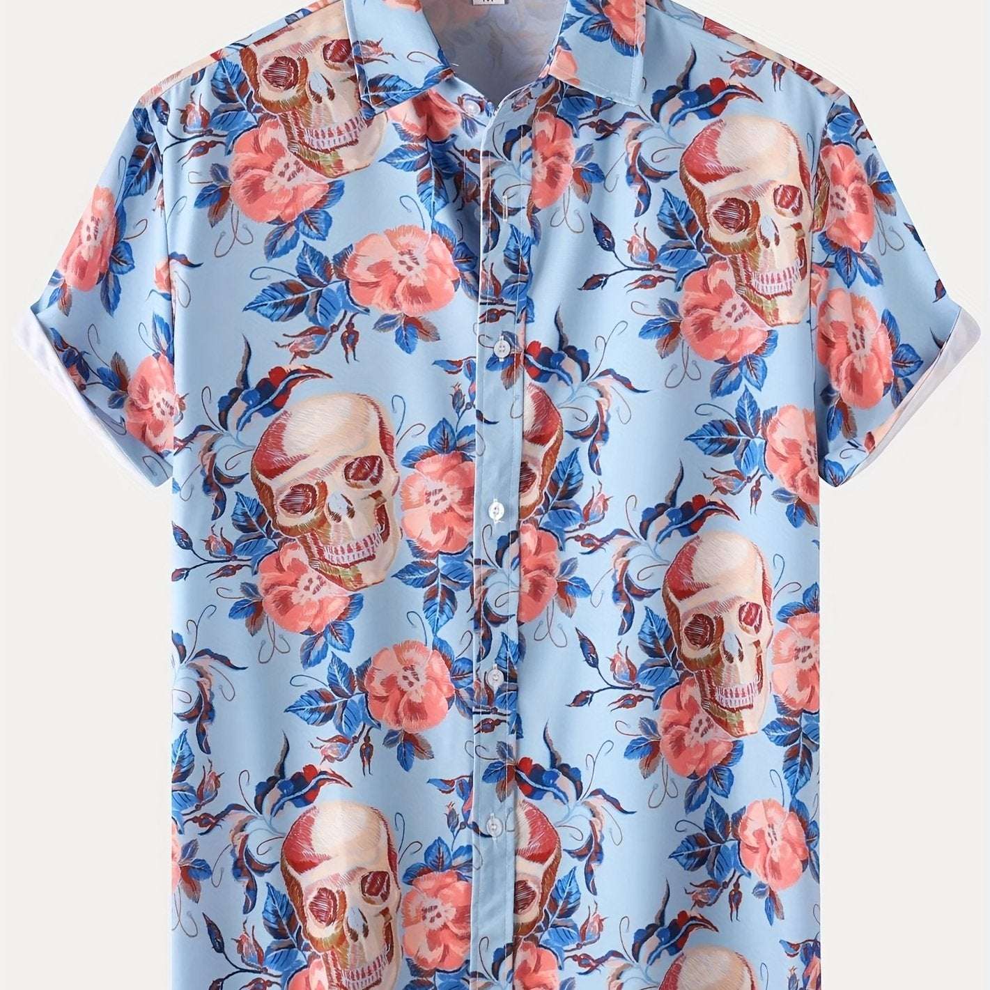 Autumn Breeze Short Sleeve Shirt - Vibrant Autumn-Inspired Print Design for Men, Perfect for Casual Wear - Latest 2022 Fashion Trend, Unique Halloween-Themed Design