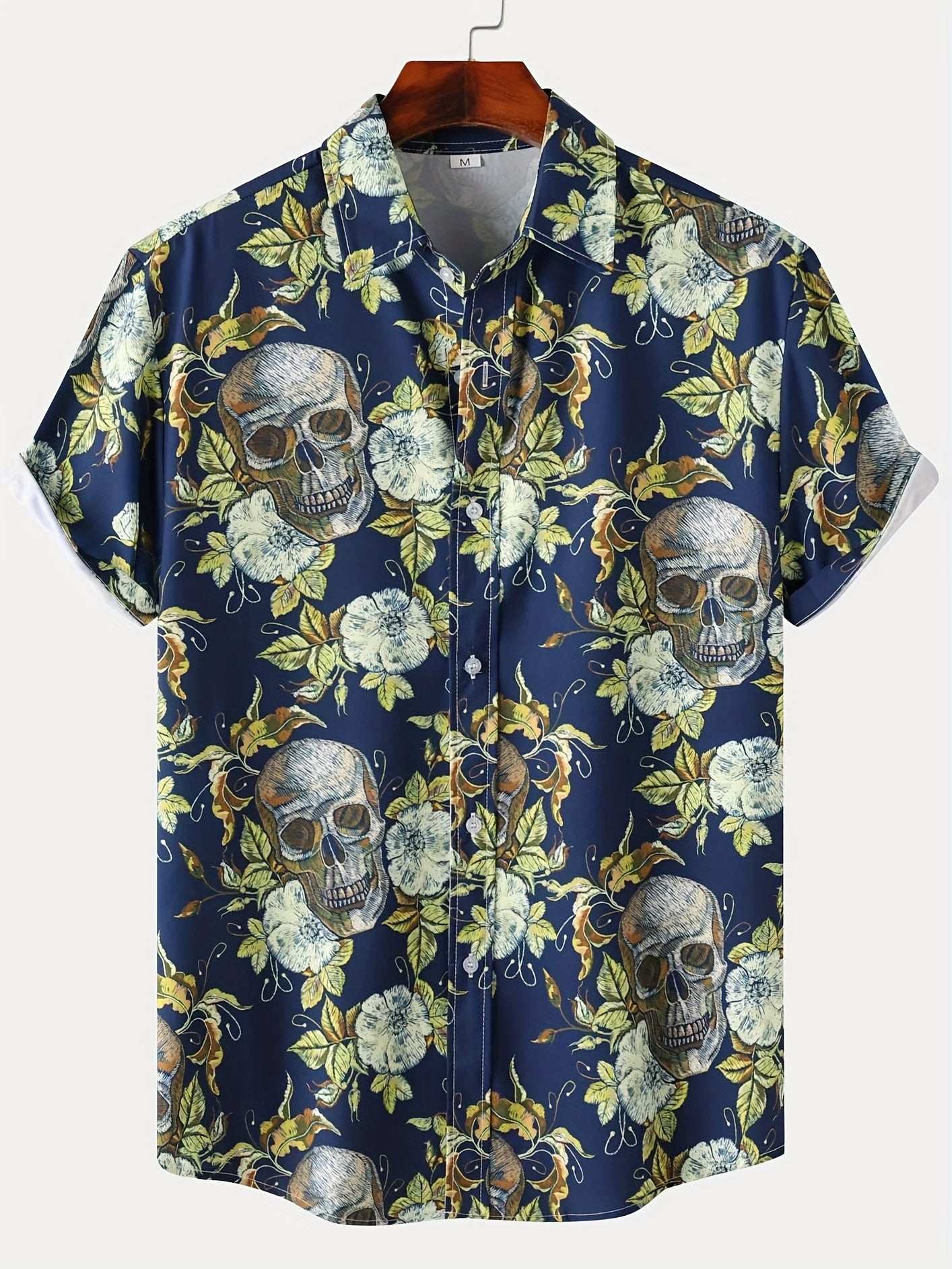 Autumn Breeze Short Sleeve Shirt - Vibrant Autumn-Inspired Print Design for Men, Perfect for Casual Wear - Latest 2022 Fashion Trend, Unique Halloween-Themed Design