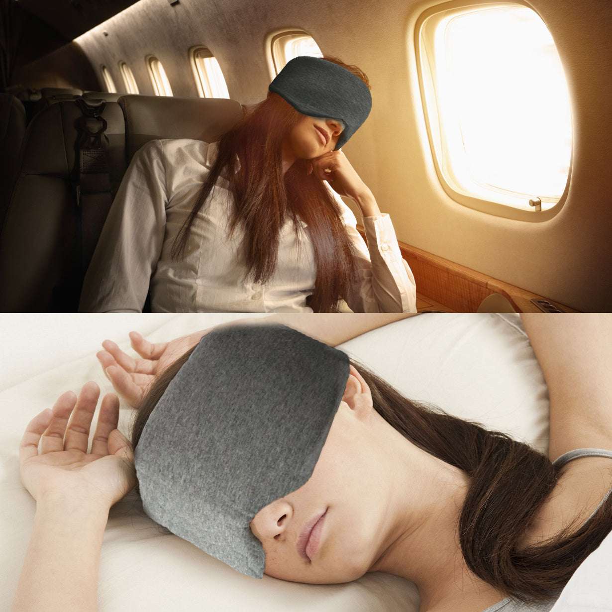 1pc Luxury Oversized Cotton Eye Mask - Adjustable Comfort, Total Darkness Sleep Blindfold with Nose Pad - Soft, Reusable & Ideal for Uninterrupted Rest