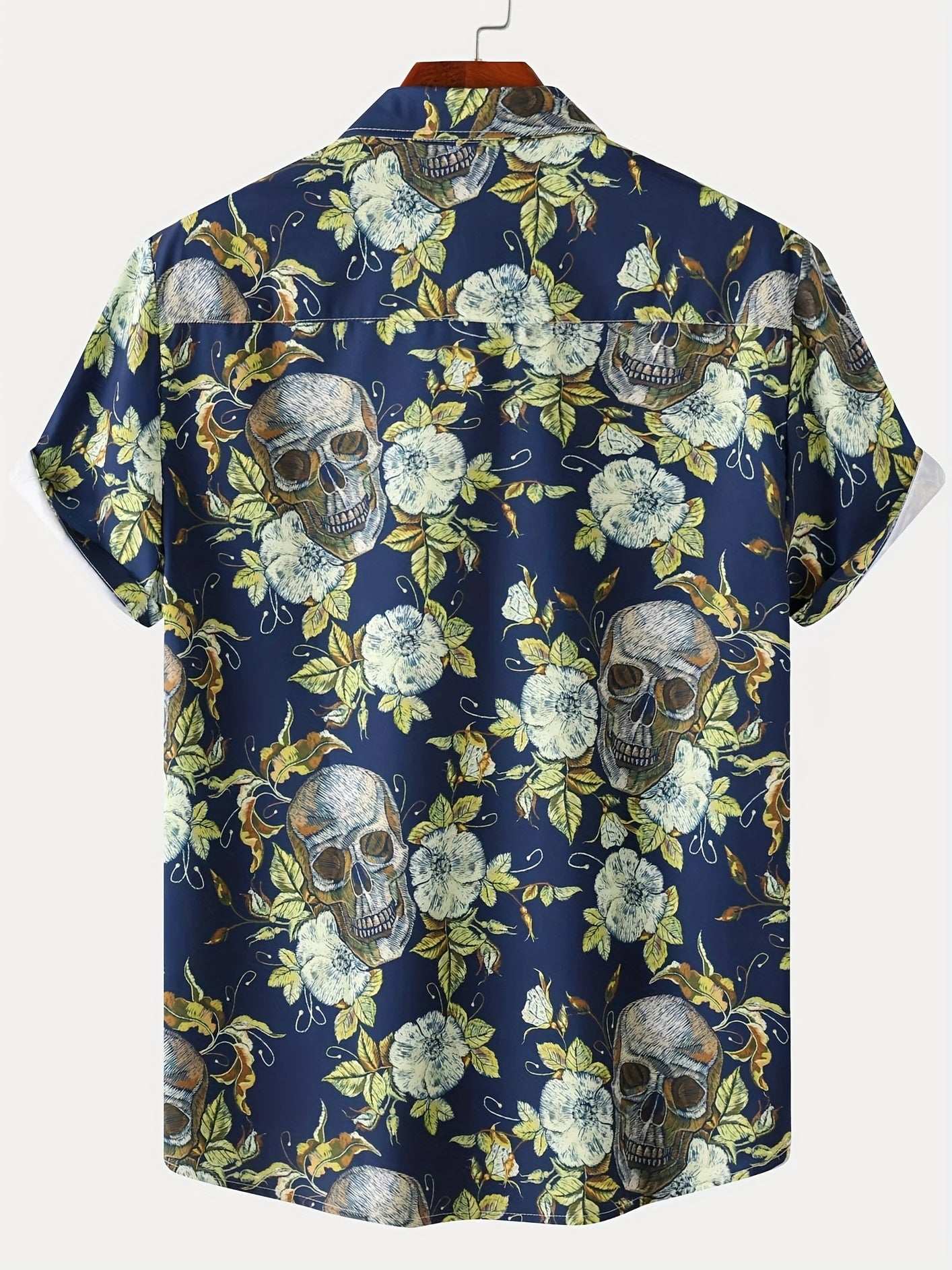 Autumn Breeze Short Sleeve Shirt - Vibrant Autumn-Inspired Print Design for Men, Perfect for Casual Wear - Latest 2022 Fashion Trend, Unique Halloween-Themed Design