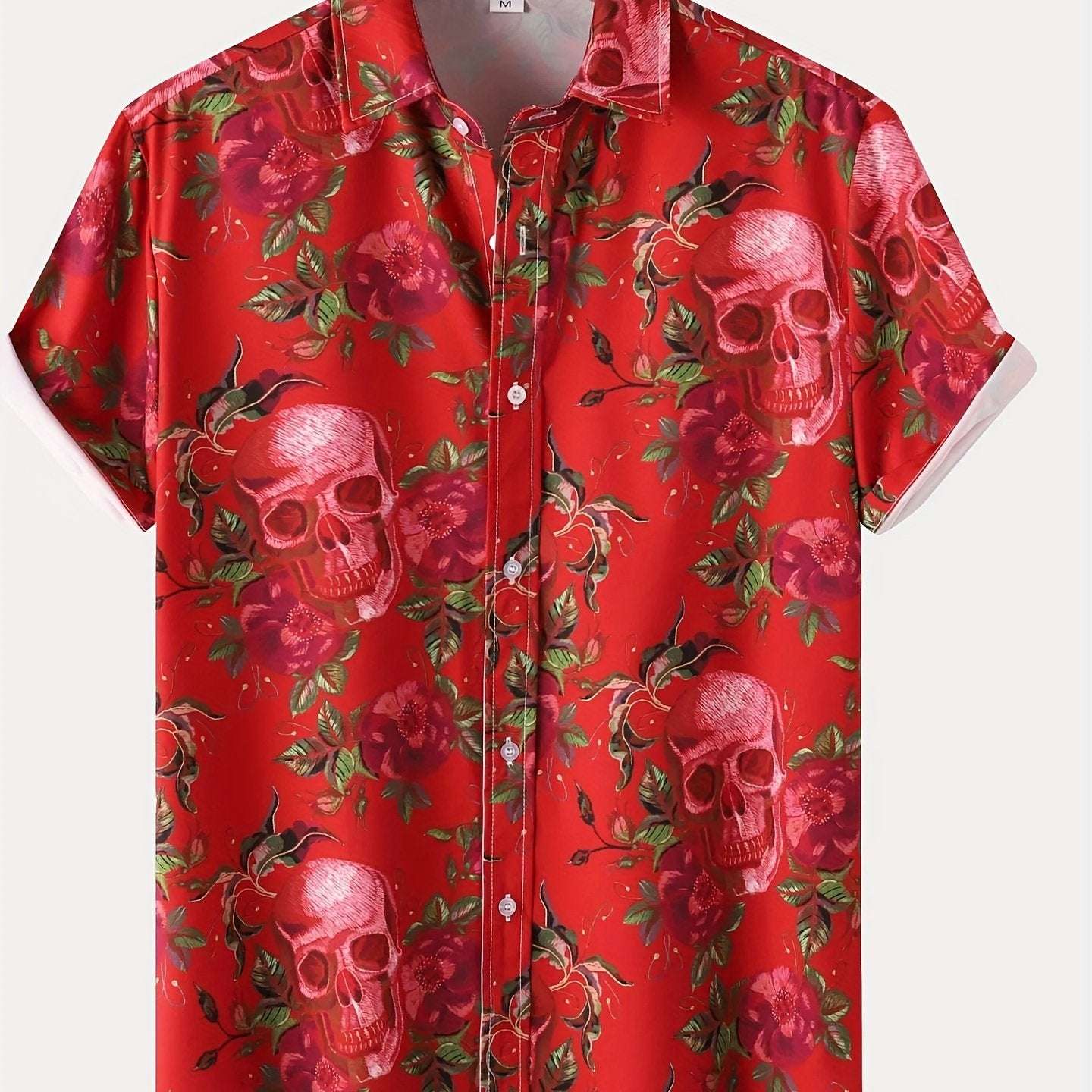 Autumn Breeze Short Sleeve Shirt - Vibrant Autumn-Inspired Print Design for Men, Perfect for Casual Wear - Latest 2022 Fashion Trend, Unique Halloween-Themed Design