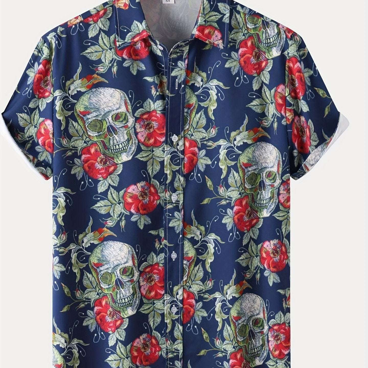 Autumn Breeze Short Sleeve Shirt - Vibrant Autumn-Inspired Print Design for Men, Perfect for Casual Wear - Latest 2022 Fashion Trend, Unique Halloween-Themed Design