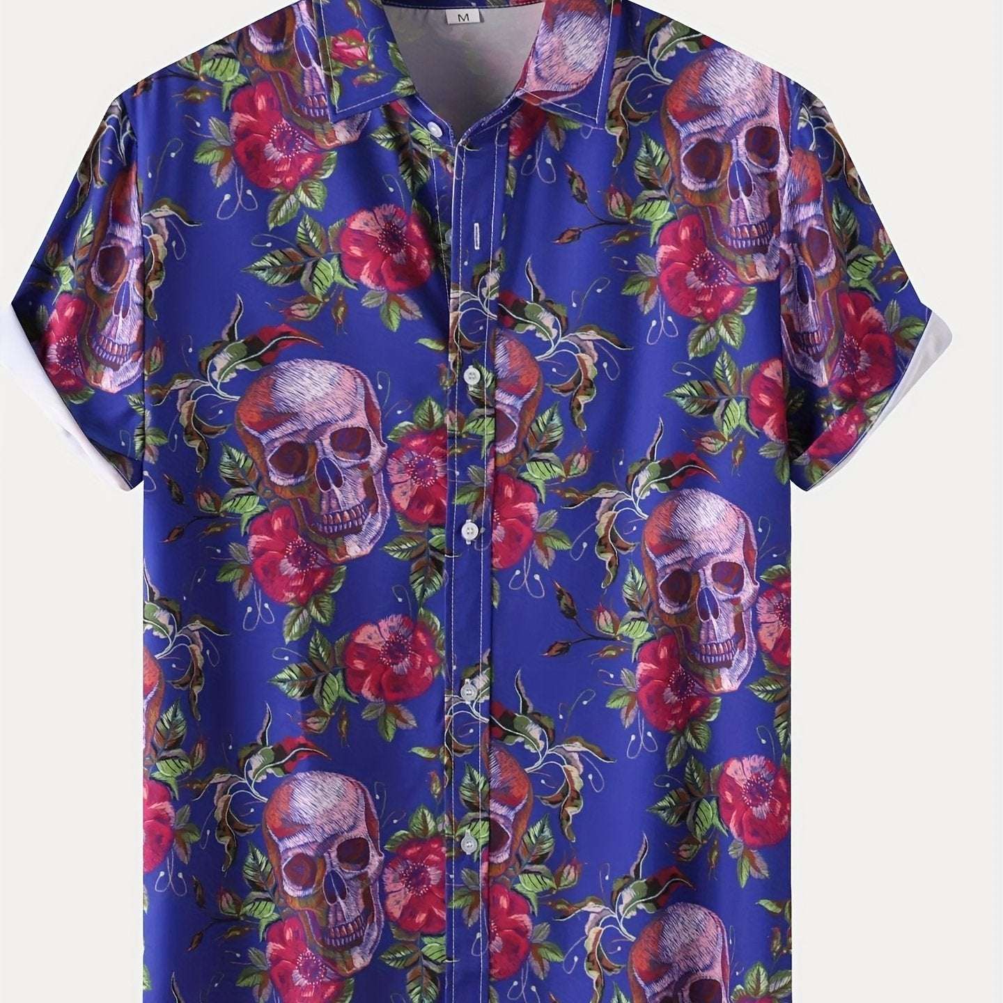 Autumn Breeze Short Sleeve Shirt - Vibrant Autumn-Inspired Print Design for Men, Perfect for Casual Wear - Latest 2022 Fashion Trend, Unique Halloween-Themed Design