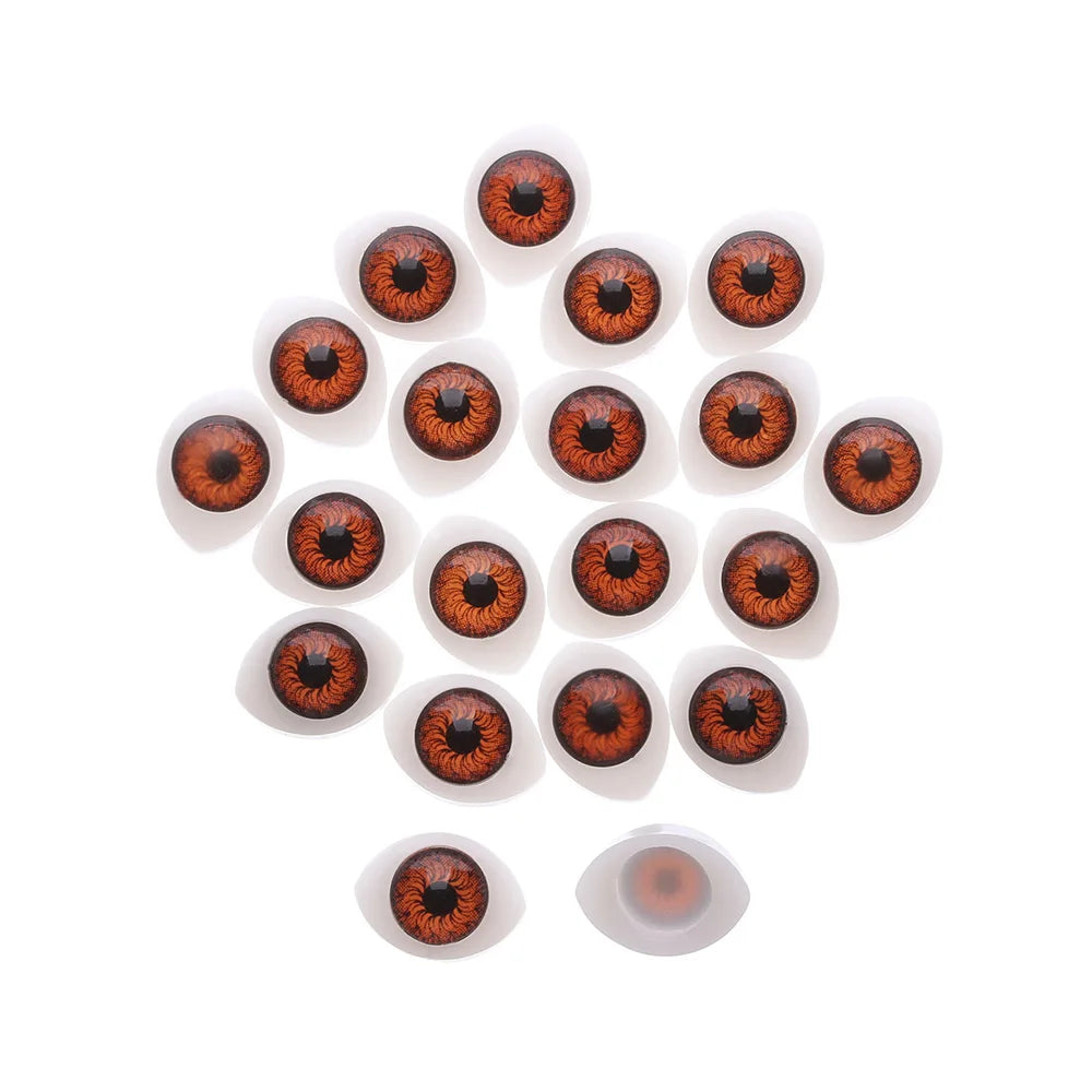 20PCS Funny Plastic Doll Safety Eyes Cute Stuffed Toys Animal Toy Puppet Making Eyes DIY Doll Craft Accessories Girl Gift