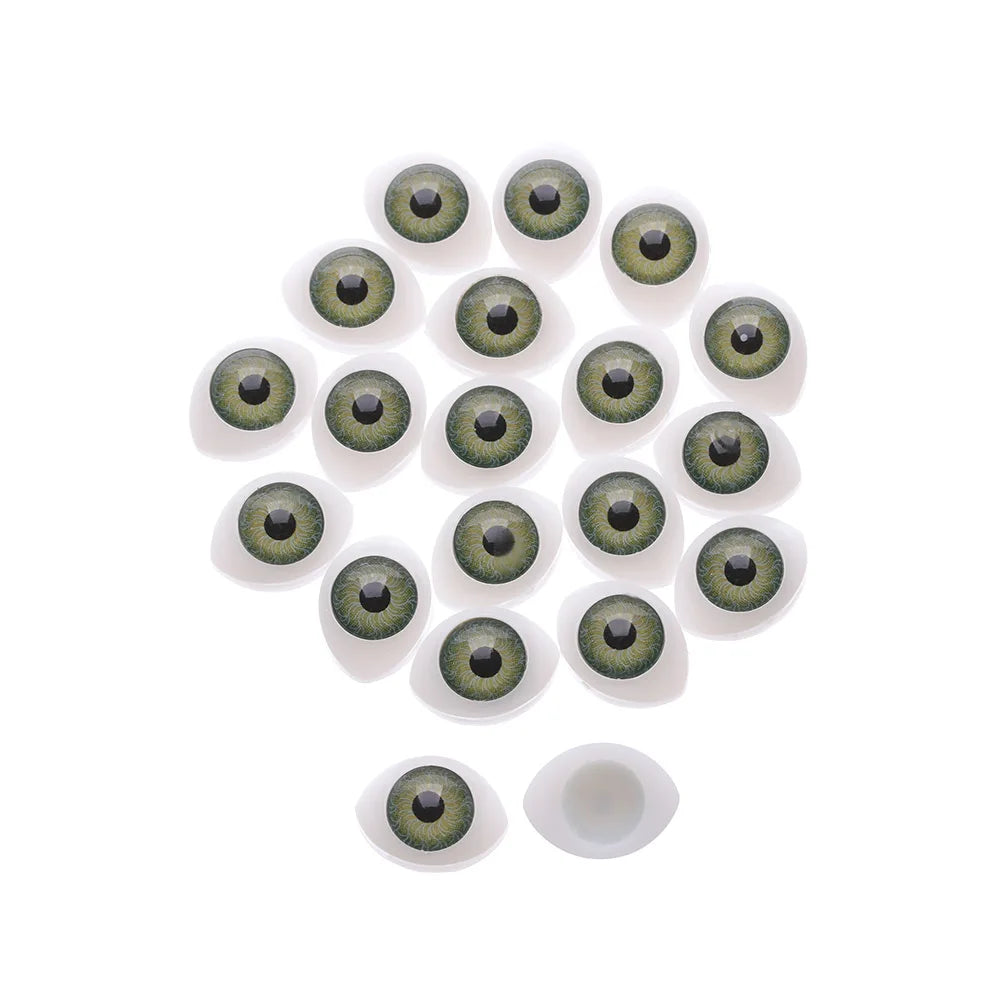 20PCS Funny Plastic Doll Safety Eyes Cute Stuffed Toys Animal Toy Puppet Making Eyes DIY Doll Craft Accessories Girl Gift