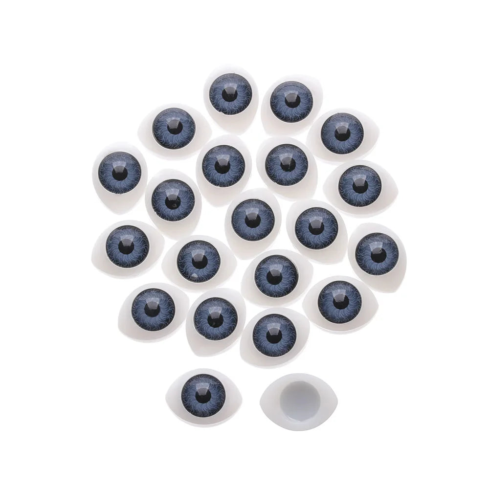 20PCS Funny Plastic Doll Safety Eyes Cute Stuffed Toys Animal Toy Puppet Making Eyes DIY Doll Craft Accessories Girl Gift