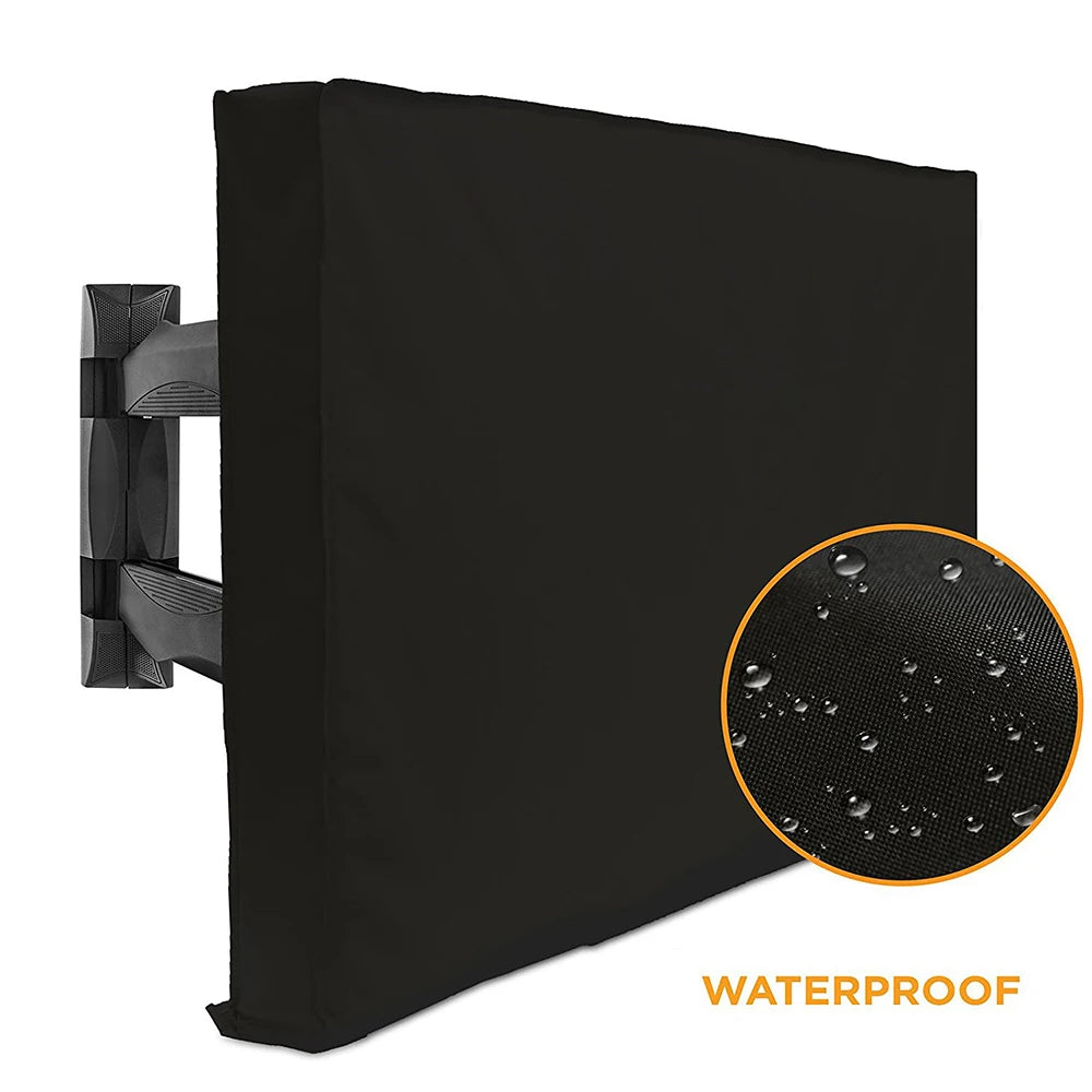 TV Weather and Dust proof Outdoor TV cover Beige 70 "75" 40 "46" 50 "55" 60 "65" Protective TV Screen Garden patio Outdoor TV