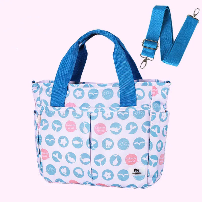 Multi-pocket Baby Nappy Diaper Bag Baby Nursing Bag for Stroller Fashion Maternity Zipper Handbag Shoulder Bag for Mother Mummy