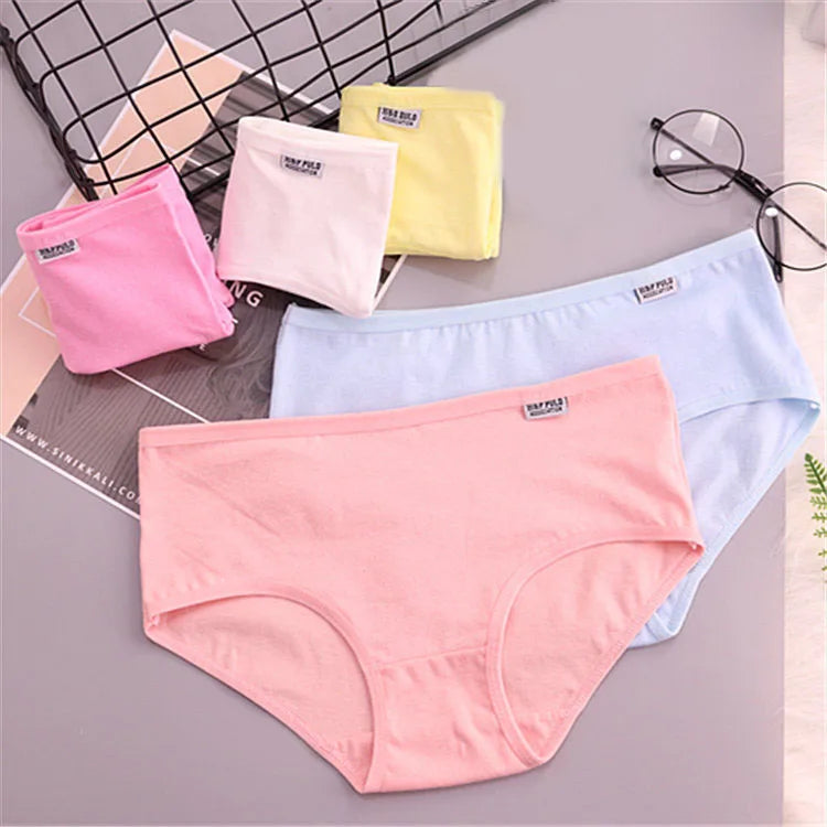 5pcs/Lot Panties Women Underwear Briefs Children Girls Sexy Bragas Mujer Lace Panties For Women Cotton Sexy Lingerie Tange Thong