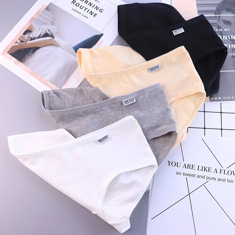 5pcs/Lot Panties Women Underwear Briefs Children Girls Sexy Bragas Mujer Lace Panties For Women Cotton Sexy Lingerie Tange Thong