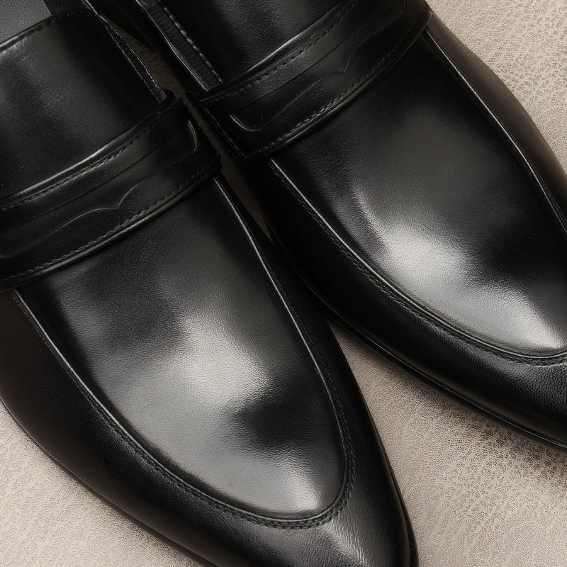 Slip-on Autumn New Arrival Genuine Leather Business Pointed Men's Shoes