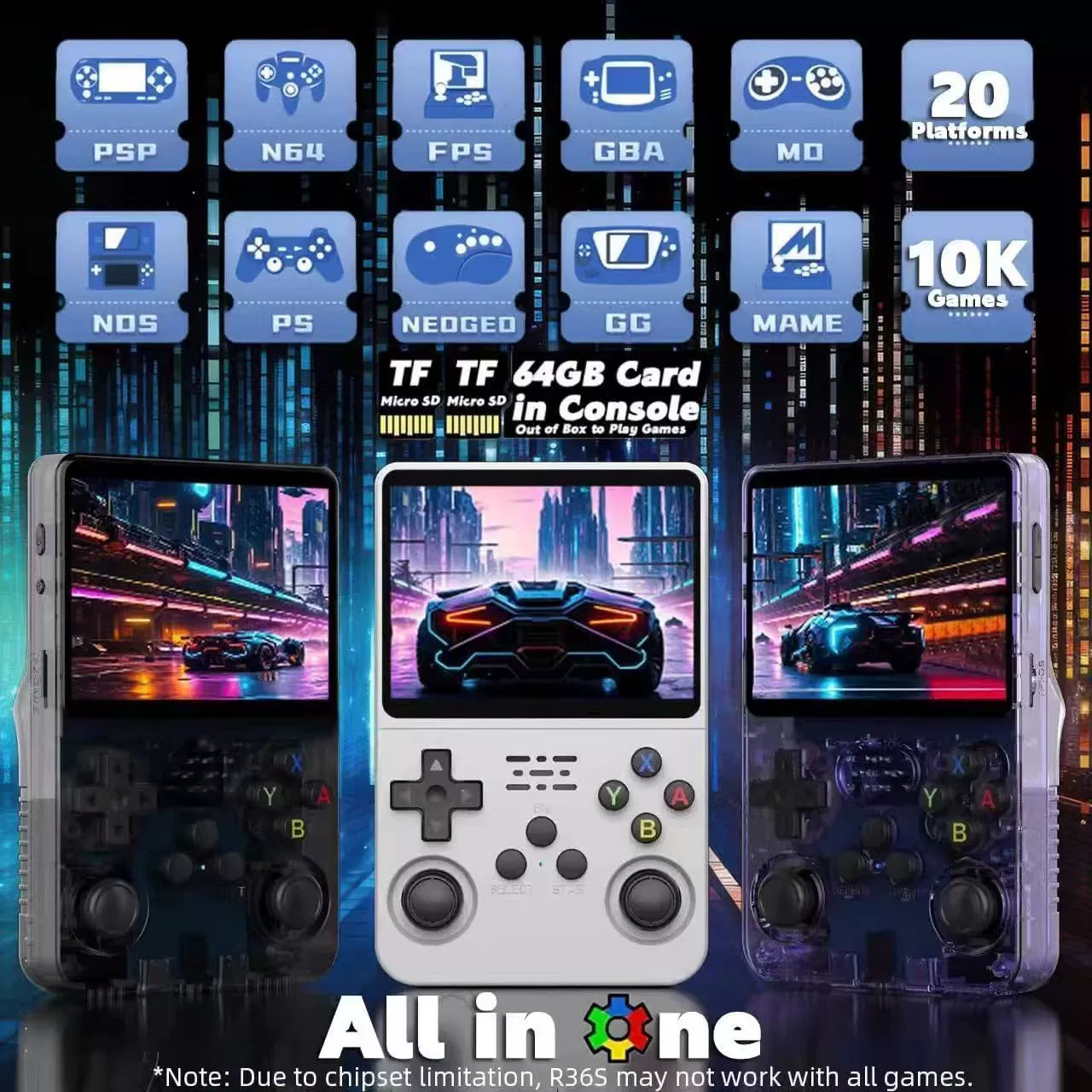 Open Source Game Machine PSP Kids Rocker Arcade Retro Classic Nostalgic PSP HD Large Screen TV Projection Screen 3D