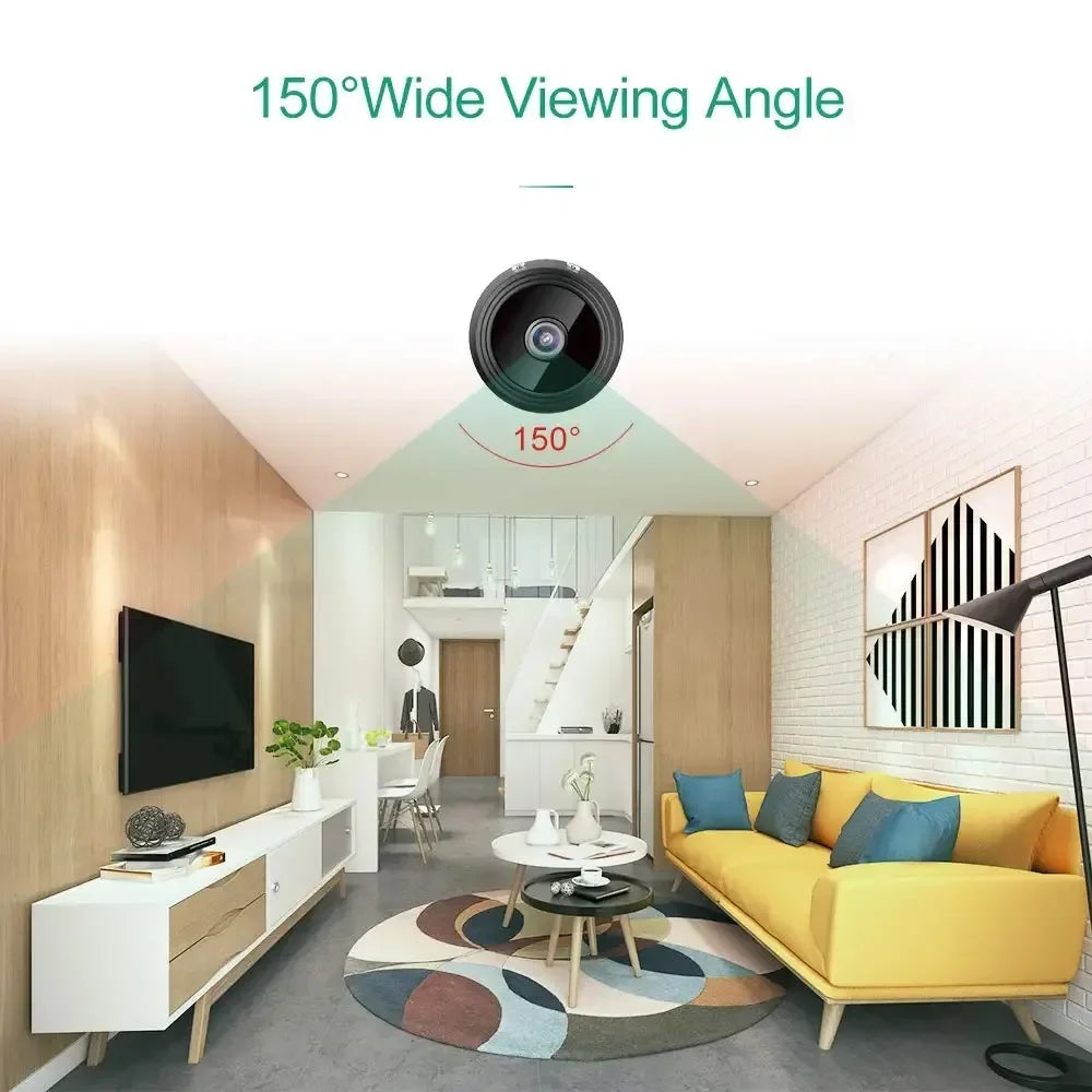 Home Wireless Video CCTV Mini Security Surveillance with Wifi IP Camara Sensor Infrared CMOS 2MP Telefon Alarm Camera