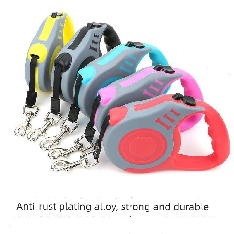 Automatic Telescopic Dog Leash Adjustable Dog Chain Pet Hand Holding Rope Explosion-Proof Cat Collar Walking Dog Durable