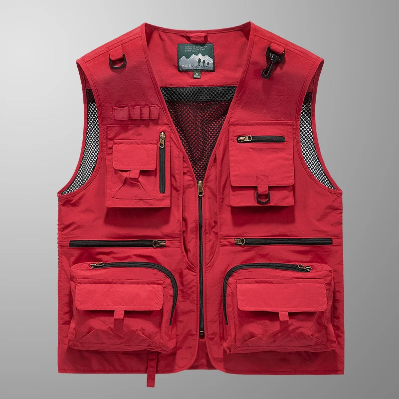 2024 New Spring, Autumn, and Summer Versatile Items in Stock, Fashionable and Trendy Wearing Vests, Jeep Men's Wear, Shopping an
