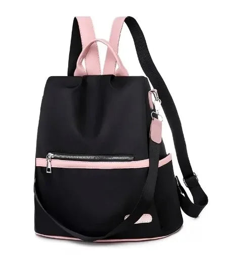 Oxford Fabric Backpack Large Capacity Multi-Layer Storage Solid Color and Fashion Backpacks for Women