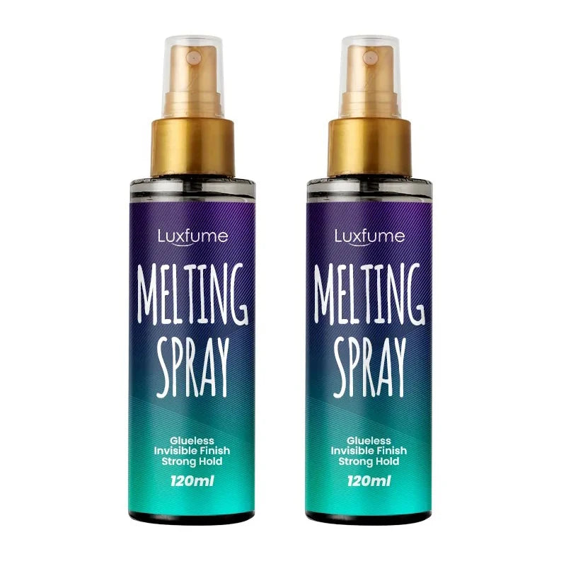 Front lace wig glue Melting Spray For lace wigs 120ml melting spray Long Lasting Spray Front Lace Wig Glue spray to melt the wig
