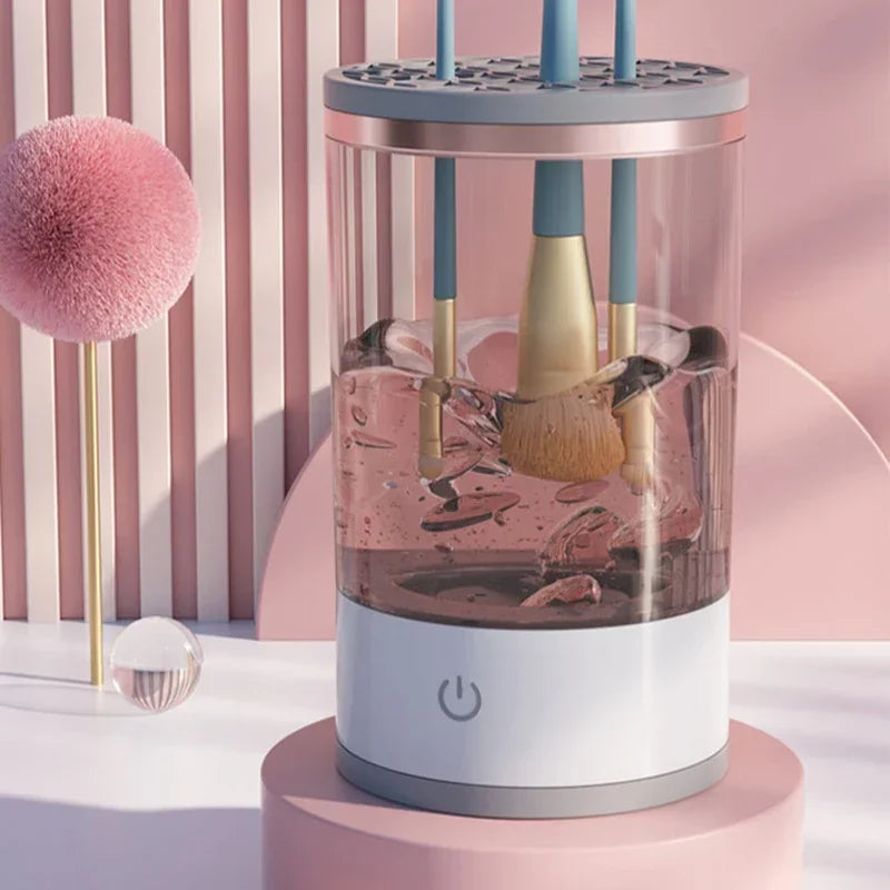 3 In 1 Makeup brush cleaner USB plug-in lazy electric makeup brush cleaner Makeup brush washing and drying machine