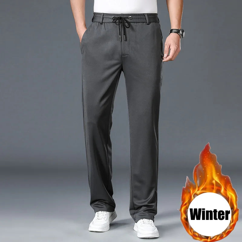 Winter 10XL Oversize Men's Formal Pants Trousers For Men Casual Dress Tailoring Clothes Social Suit Clothing Slacks Pants Mens