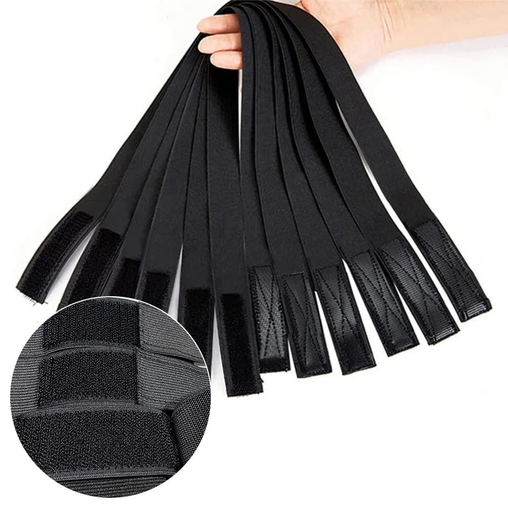 5PCS Wig Band For Edges Melt Band For Lace Wigs Adjustable Magic Sticker Edge Slayer Band 3cm Width Elastic Band
