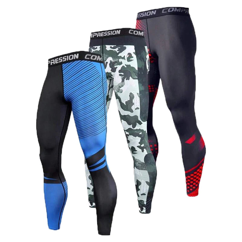 Men's Compression Pants Men Sportswear Training Legging Gym Skinny Trousers Tights Bottoms Jogging Sweatpants Running Pants Men