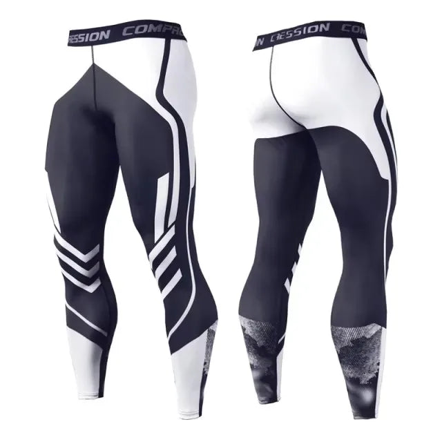 Men's Compression Pants Men Sportswear Training Legging Gym Skinny Trousers Tights Bottoms Jogging Sweatpants Running Pants Men