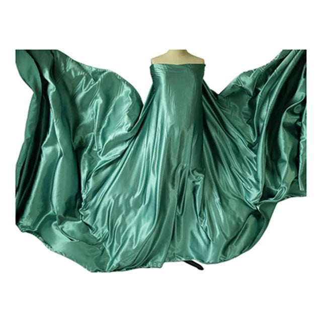 Maternity Silk Fabric Gown Pregnant Woman Photography Props Dress Satin Tossing Flowing Cloth Pregnancy Photo Shoot Accessories