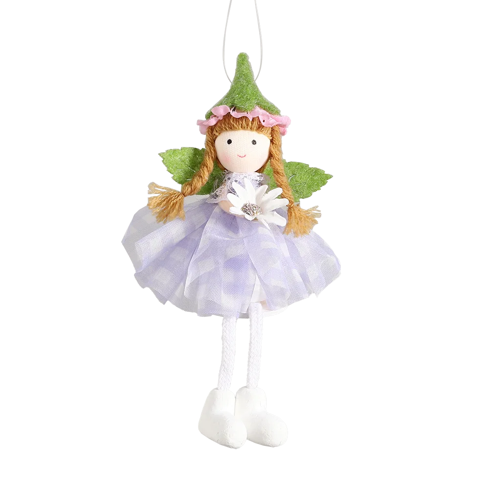 24cm Easter Flower Bunny Ornaments Pink Yellow Gauze Skirt Bunny Easter Party Decor Supplies Home Desktop Decorations Kids Gifts