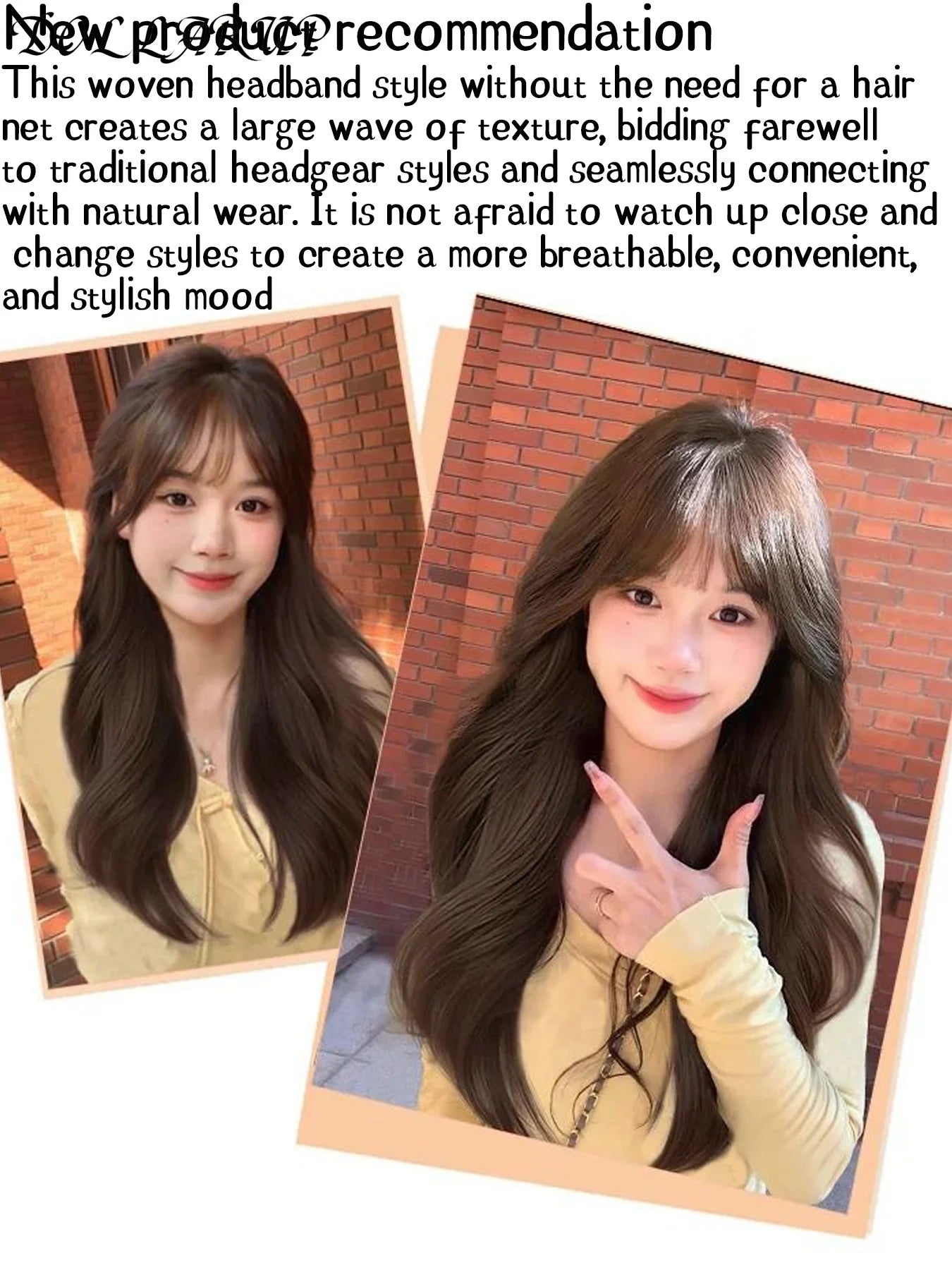 DOLLARUP Hair Toppers with Bangs for Women Synthetic 12.5x12.5 Top Hairpieces Wigs Long Striaght Clip in Hair Extension