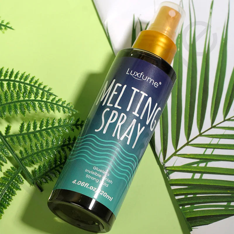 Front lace wig glue Melting Spray For lace wigs 120ml melting spray Long Lasting Spray Front Lace Wig Glue spray to melt the wig