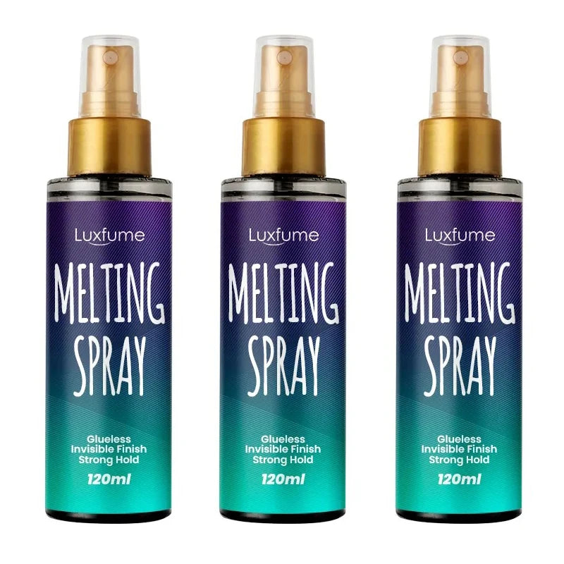Front lace wig glue Melting Spray For lace wigs 120ml melting spray Long Lasting Spray Front Lace Wig Glue spray to melt the wig