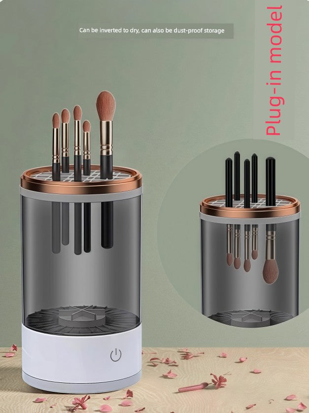 New Arrival Electric Scrubber Makeup Brush Automatic Cleaning Device Quick Wash Cleaning Beauty Blender Powder Puff Powder Cleaning Appliance