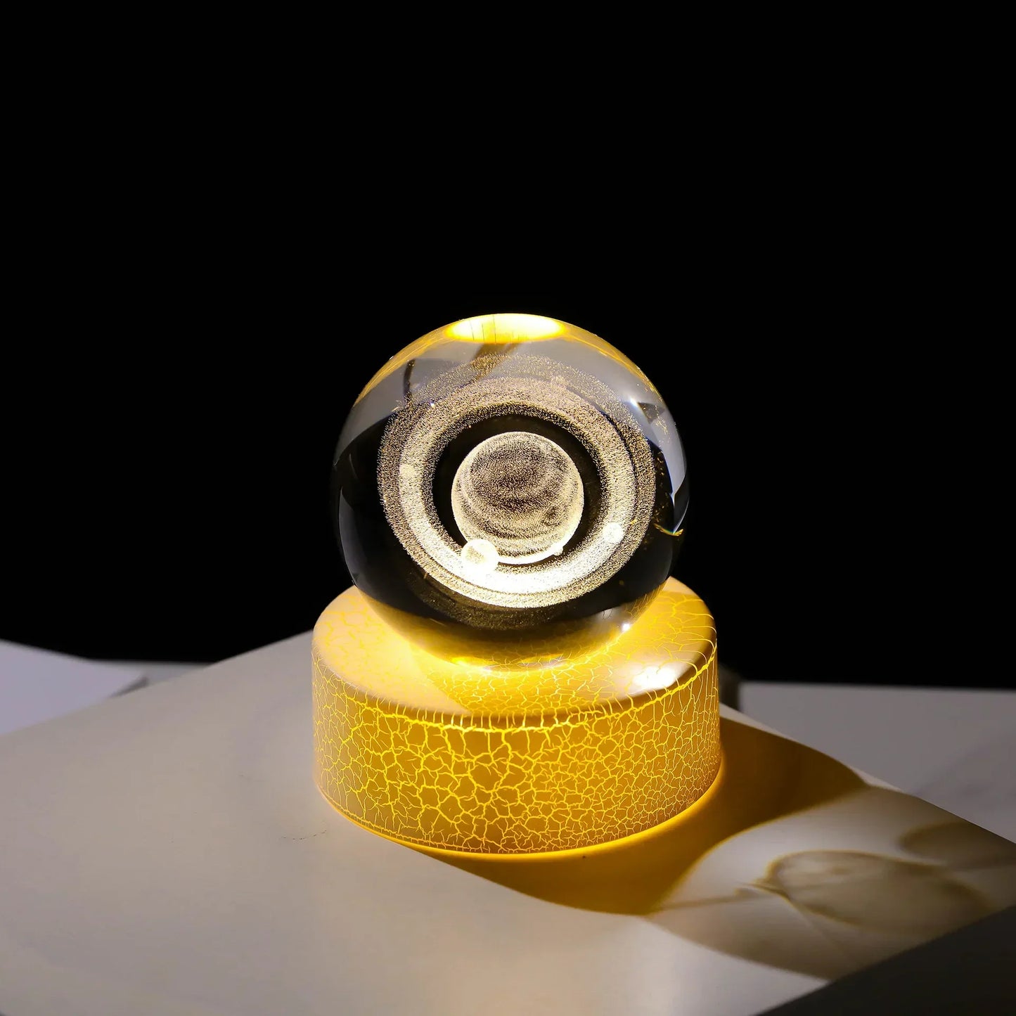 NEWHot Creat Crystal Ball USB Night Light With Milky Way galaxy LED Children Night Lamp For Bedroom Ambient Light Christmas Gift