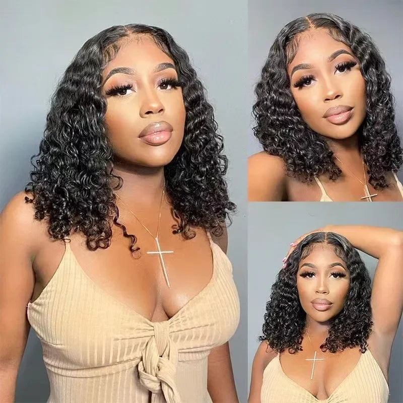 Fashionable Short Curly African Hair Wig Natural Lace Front Wig Full Head Coverage Hair Extensions Popular Selling