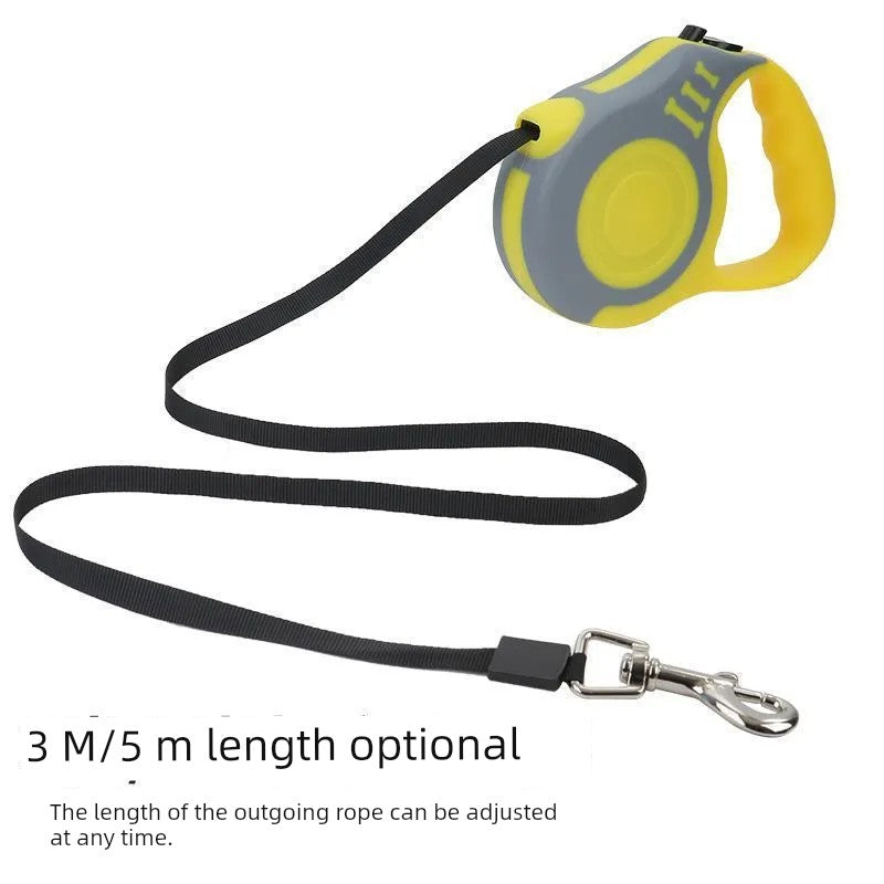 Automatic Telescopic Dog Leash Adjustable Dog Chain Pet Hand Holding Rope Explosion-Proof Cat Collar Walking Dog Durable