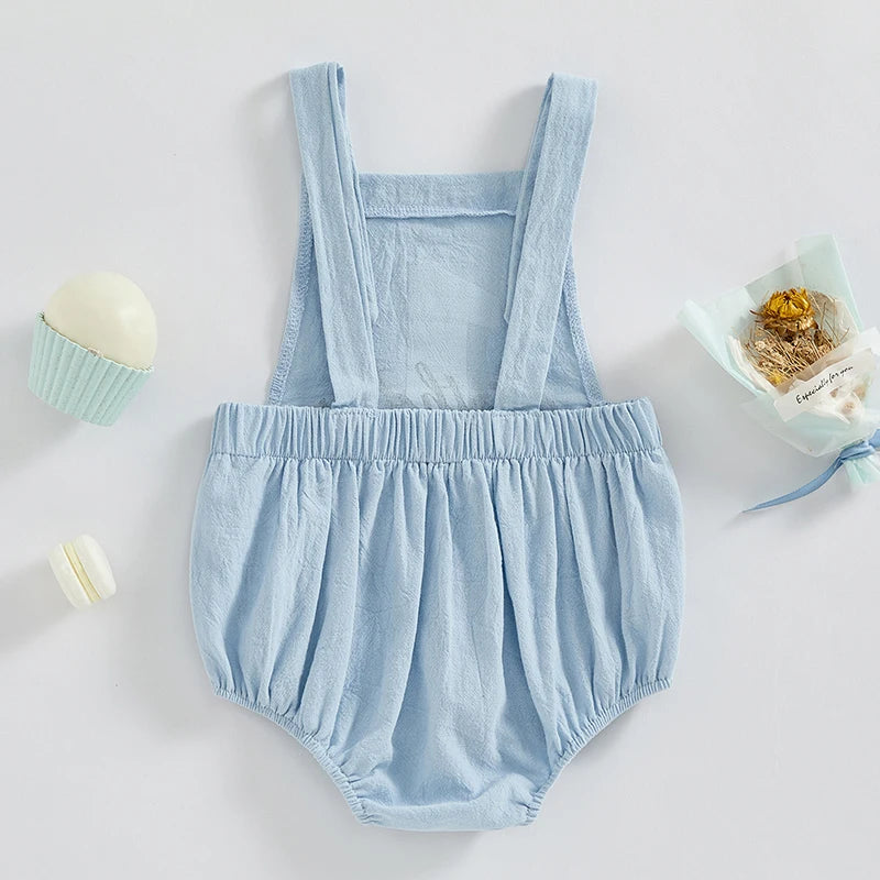 Summer Newborn Infant Baby Girls Boys Romper Letter Print Sleeveless Infant Romper Playsuit Jumpsuit Fashion Baby Clothing