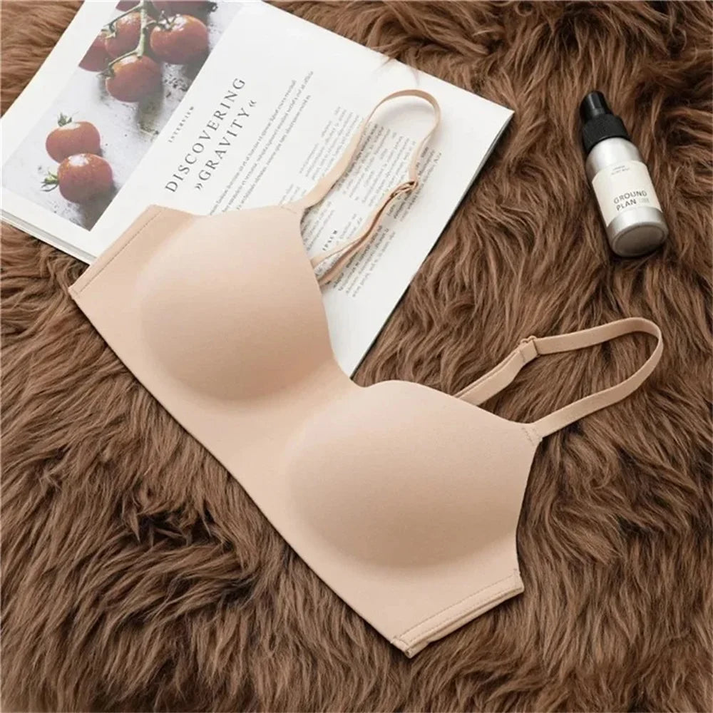 Seamless Tube Top Bras Women Underwear Small Chest Bras Women's Upper Support Bra Non-Wire Female Sexy Lingerie Solid Intimates