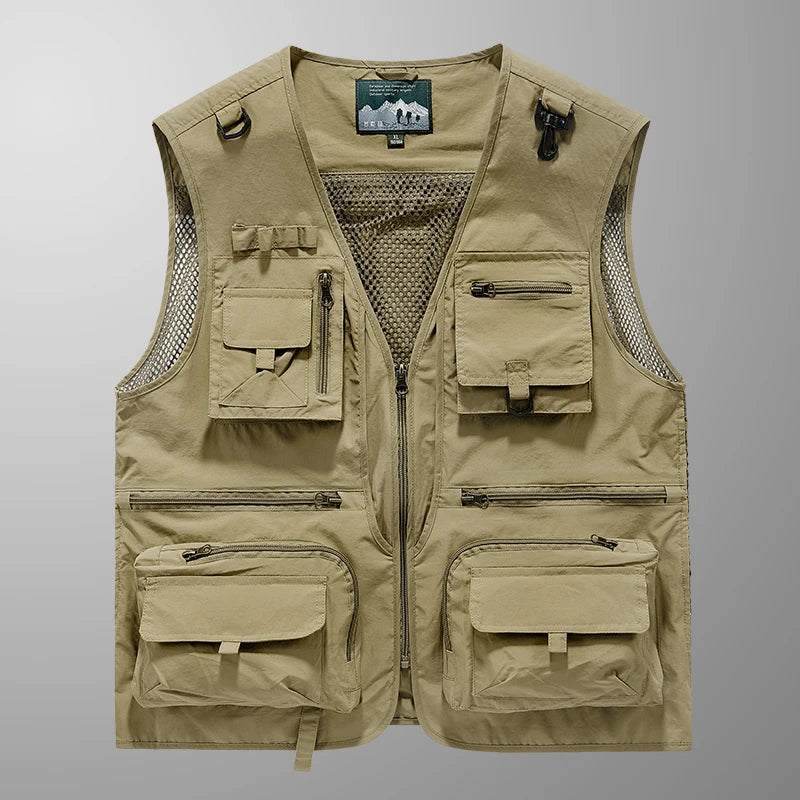 2024 New Spring, Autumn, and Summer Versatile Items in Stock, Fashionable and Trendy Wearing Vests, Jeep Men's Wear, Shopping an