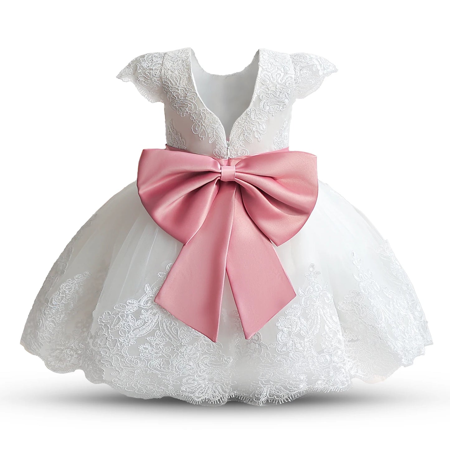 Embroidery Elegant Princess Dress for Girls Luxury Golden Lace Vintage Children Festival Party Gown Baby Formal Weddings Dresses