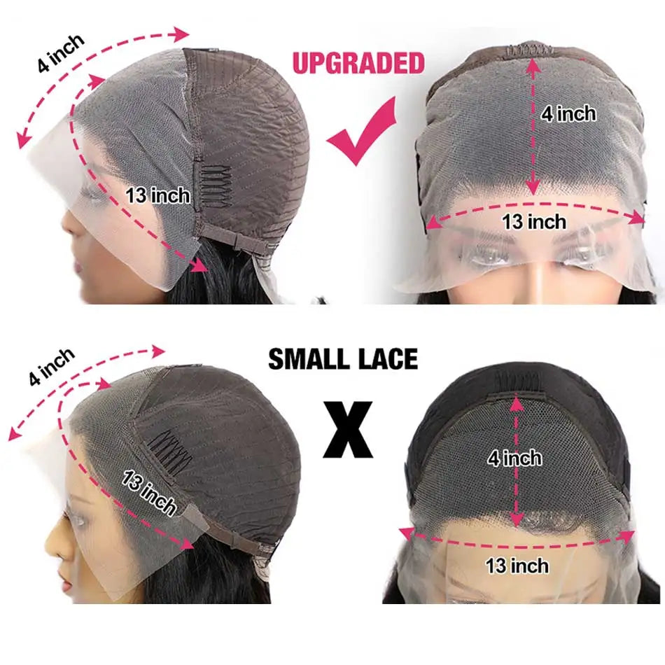 Short Bob Wigs Human Hair Transparent Lace Front Human Hair Wigs Straight Bob Full Frontal Wig Lace Frontal Wigs For Women