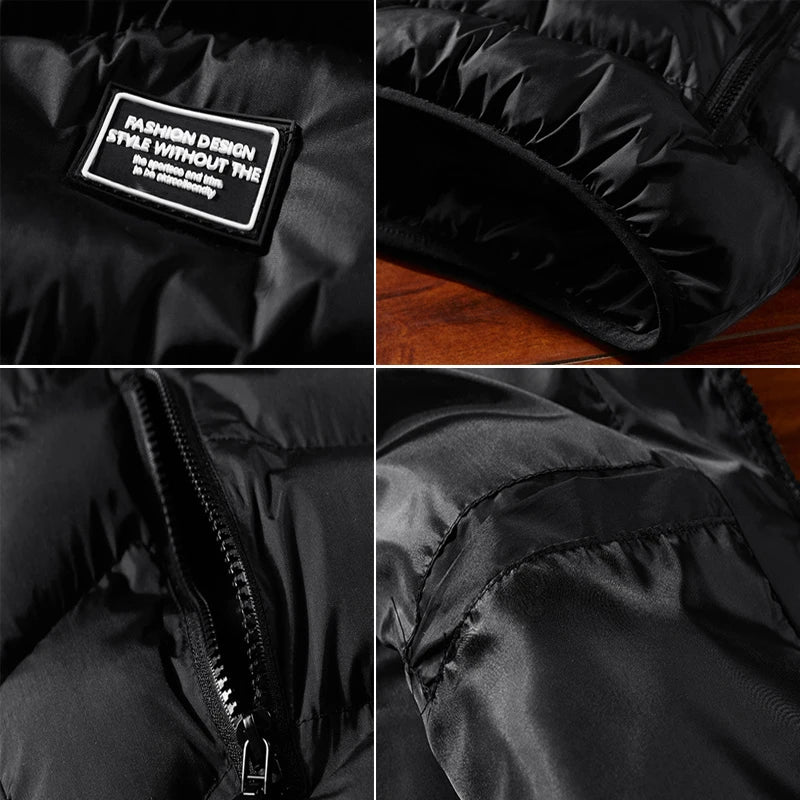 Winter Men's Padded Vest Coats Casual Outdoor Mountain Ski Warm Windbreaker Sleevless Jacket Men Climing Hunting Vests Clothing
