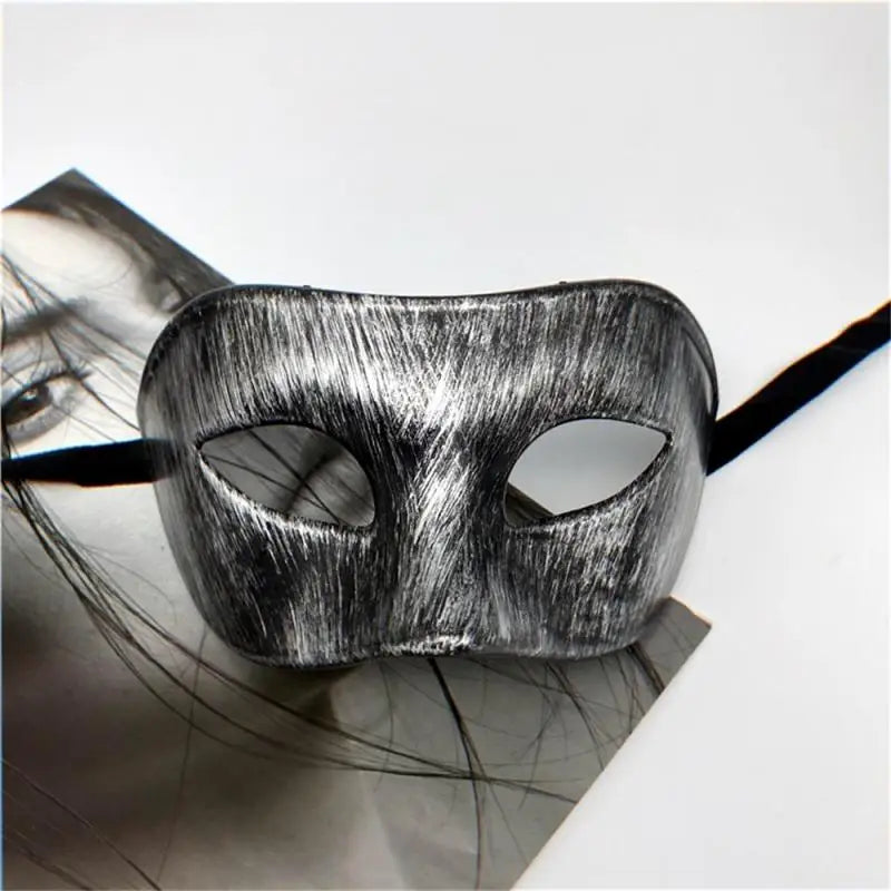 Woman Men Masquerade Mask Prom Retro Pattern Solid Color Masks Mardi Gras Costume Party Easter Wedding Birthday Halloween