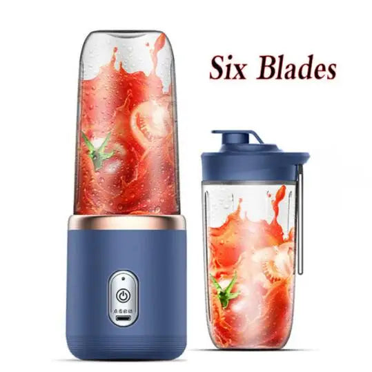 Portable Juicer Blender 400ml Electric Fruit Juicer USB Charging Lemon Orange Fruit Juicing Cup Smoothie Blender Machine